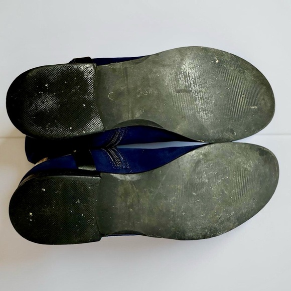 Calvin Klein Navy Over the Knee Boots - Picture 7 of 7